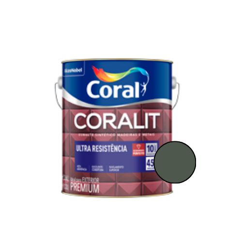 Esmalte Sintético Coralit Ultra Fosco Verde Escolar 900ml - Coral