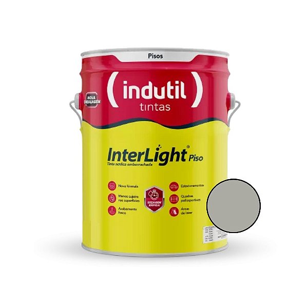 INTERLIGHT PISO CINZA CLARO 18L- INDUTIL