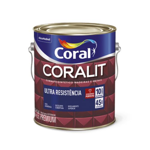 Esmalte Sintético Coralit Ultra Brilhante Transparente 3,6l - Coral