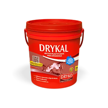 Aditivo Plastificante para Argamassa Drykal 18L - Dryko