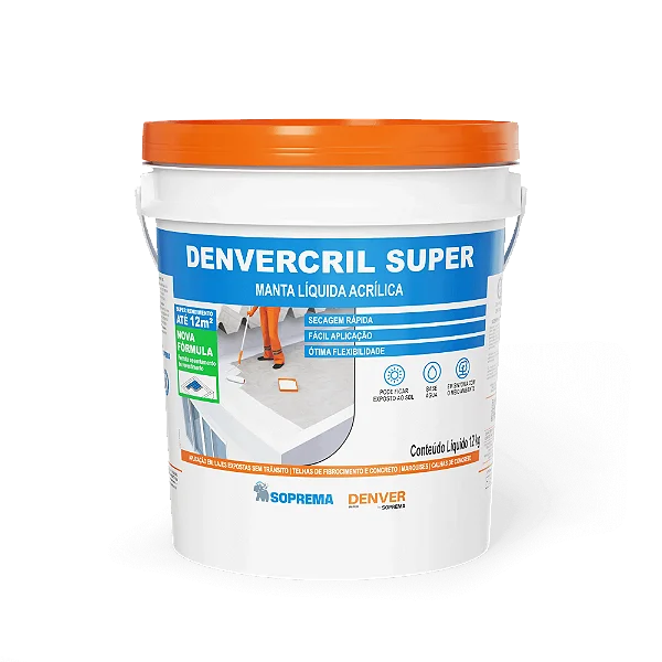 Manta Líquida DenverCril Super Cinza 12kg