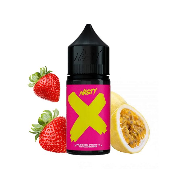 Líquido Passion Fruit Strawberry (X) - Nic Salt - Nasty Juice