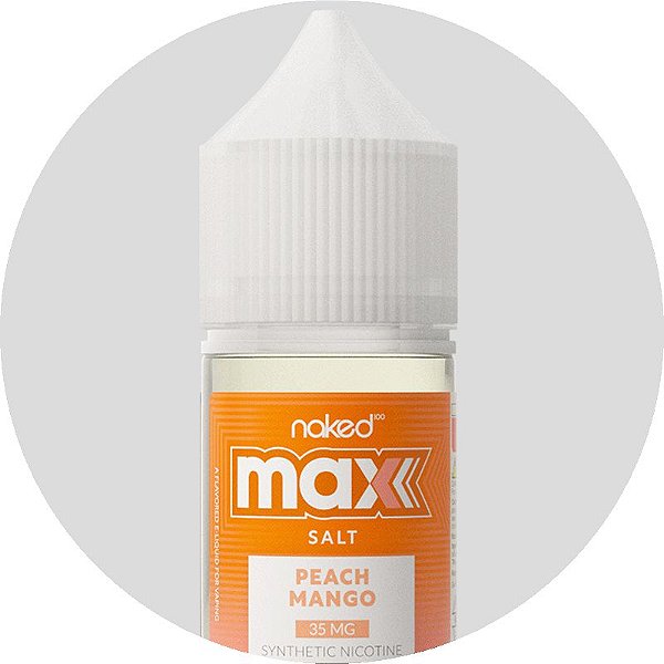 Líquido Peach Mango (Max) - Nic Salt - Naked 100