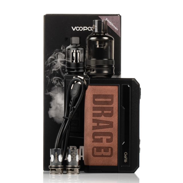 Cigarro Eletrônico Voopoo Kit Drag 3 177W com Atomizador TPP