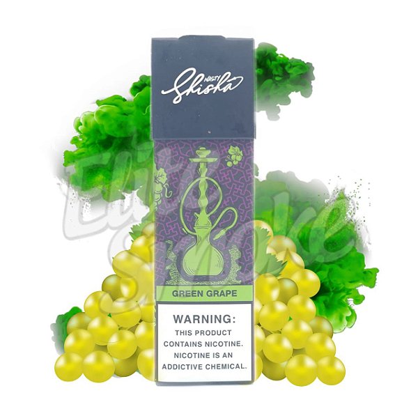 Líquido Green Grape (Shisha Series) - Nasty Juice