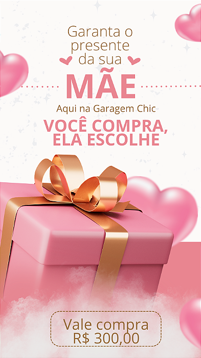 Vale Compra R$ 300,00