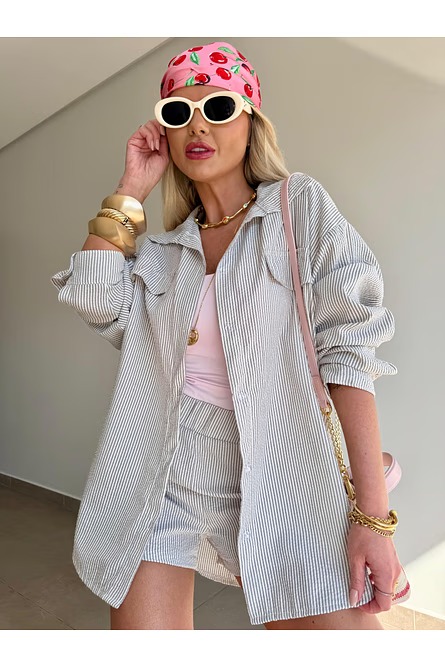 Camisa Listrada Sicília