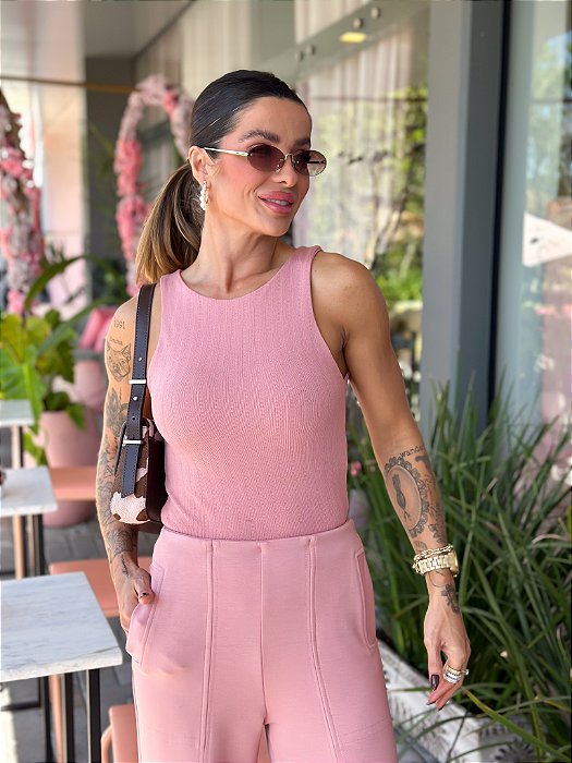 BLUSA LETTY ROSA ENVELHECIDO