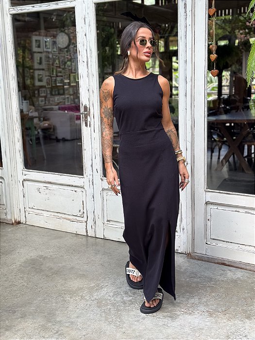 VESTIDO CENIRA PRETO