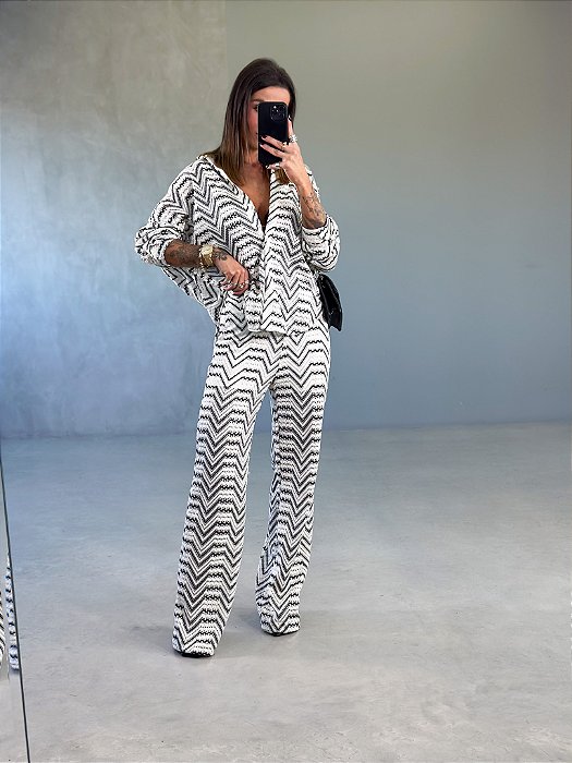 CALÇA CASSANDRA OFF WHITE