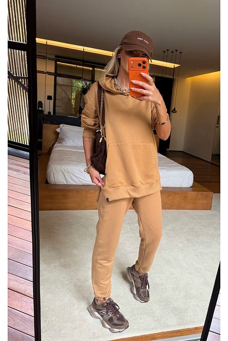 Moletom Maxi Peluciado com Bolso