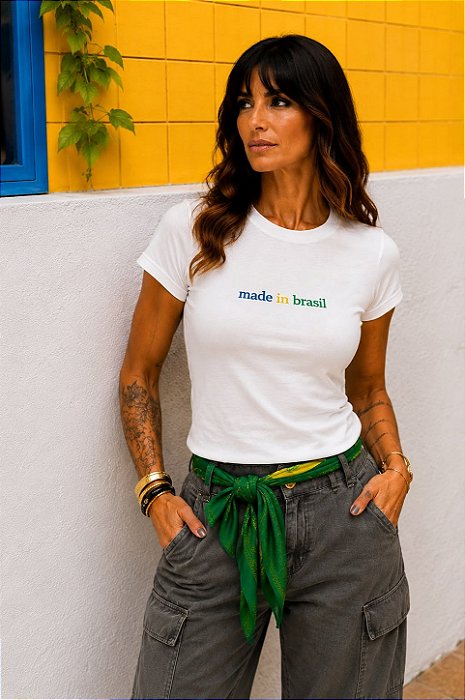 Baby Tee Made in Brasil