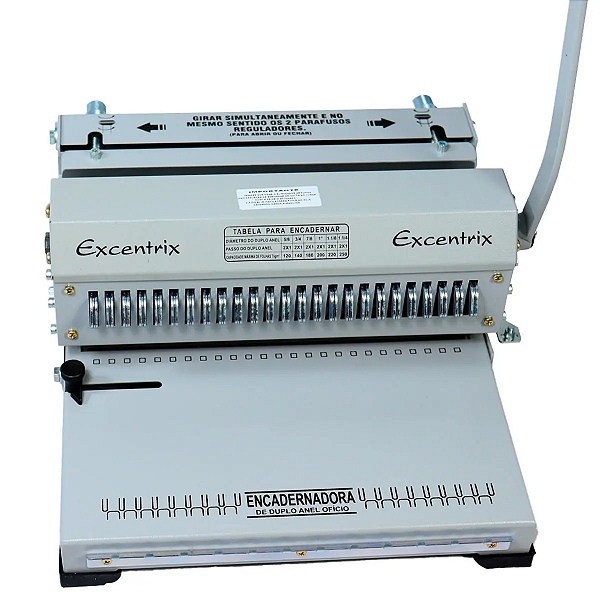 Encadernadora Para Wire-o  2x1 Manual Conjugada Furo Quadrado 120 À 270 Folhas  - Excentrix