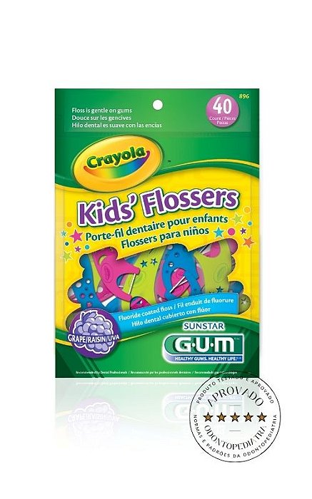 Flosser Crayola 40 unidades