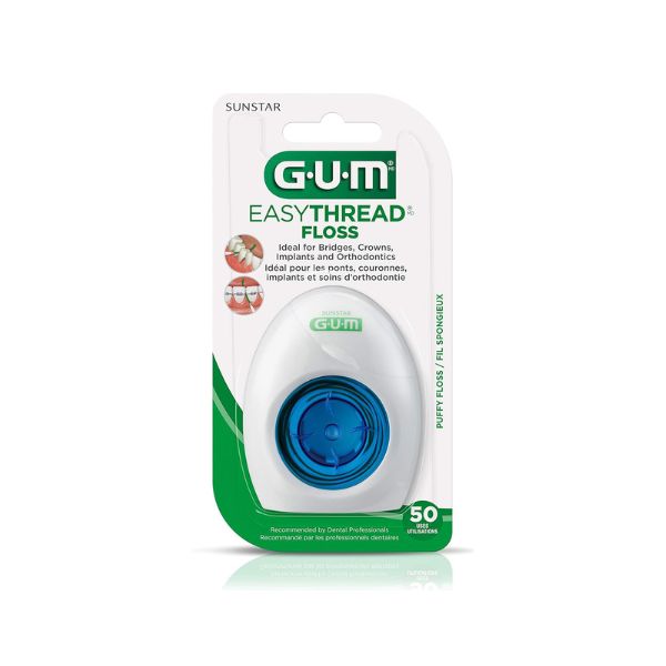 Fio dental com Passador de fio embutido