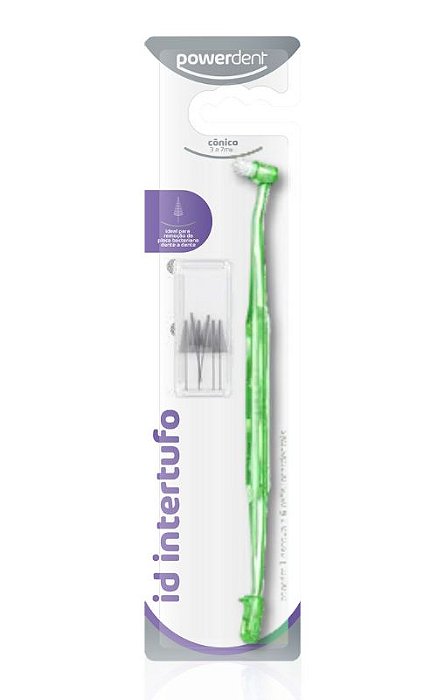 Escova Intertufo | Interdental + Tufo Único | Cônica