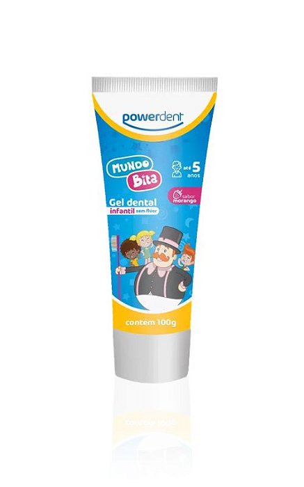 Pasta de Dente Sem Flúor Mundo Bita 100g