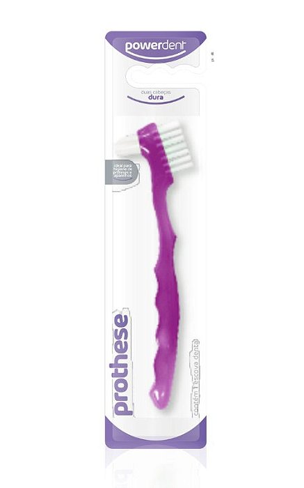 Escova Prothese para higienização aparelhos ortodônticos removíveis e próteses
