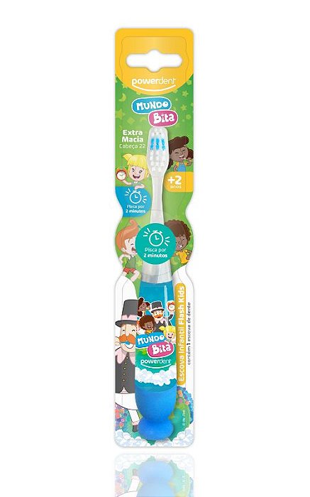 Escova de Dente Infantil Mundo Bita com Timer 2 minutos
