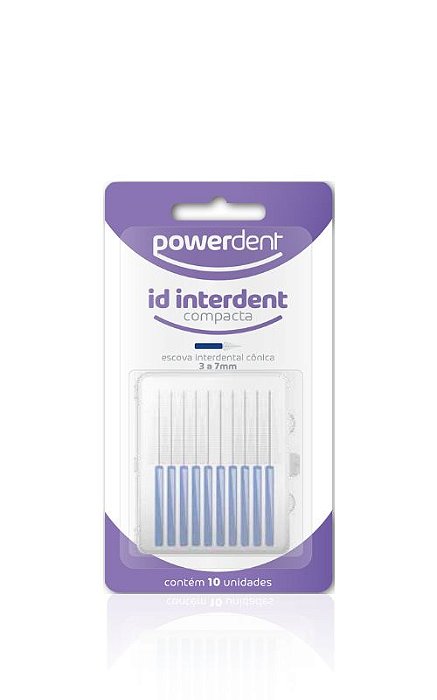 Escova Interdental Cônica de 3 a 7mm - Azul