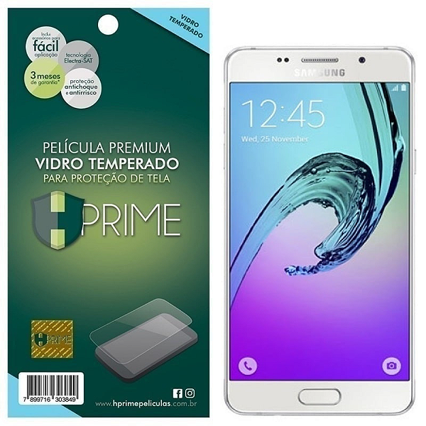Pel. HPrime Samsung Galaxy A7 2016 (A710) c/ acessórios mod. 2 - Vidro Temperado