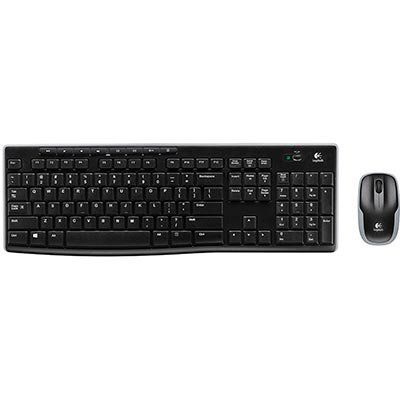 Kit Teclado e Mouse Sem Fio MK270 Logitech