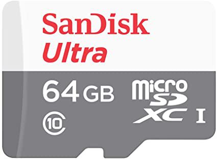 CARTÃO MICRO SD SANDISK CLASS 10 ULTRA 64GB 80MB/S