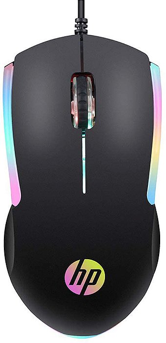 Mouse HP Gamer USB M160 Preto - 1000DPI - 7ZZ79A