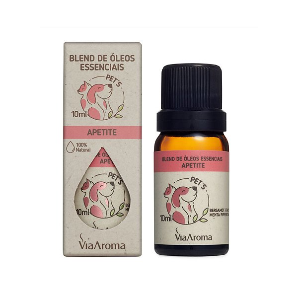 Blend de Óleos Essenciais para Pet Via Aroma Apetite 10ml