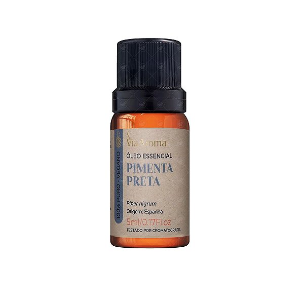 Óleo Essencial Pimenta Preta Via Aroma 5ml