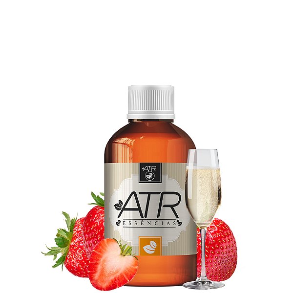 Essência Morango com Champagne Hidrossolúvel Concentrada Aromática para Sabonetes, Aromatizadores e Cosméticos