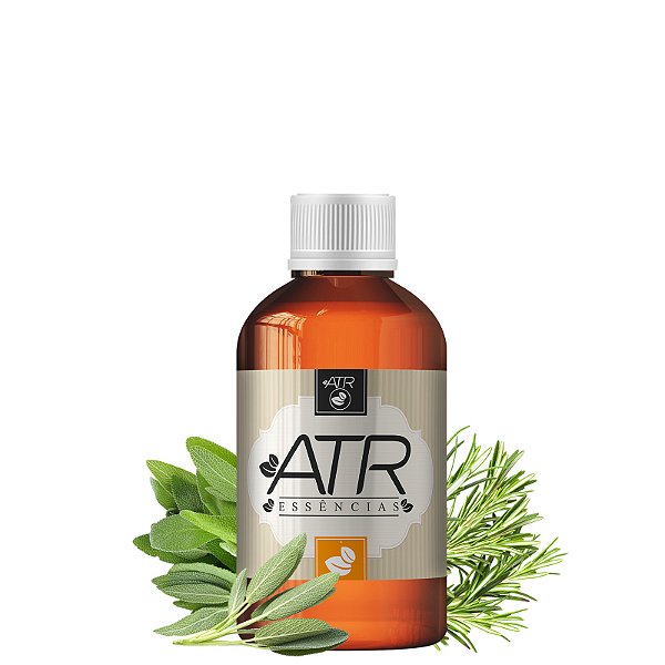 Essência Sálvia e Alecrim Hidrossolúvel Concentrada Aromática para Sabonetes, Aromatizadores e Cosméticos