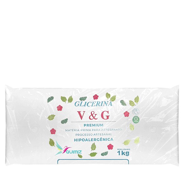 Base Glicerinada Premium VeG Branca para Sabonetes