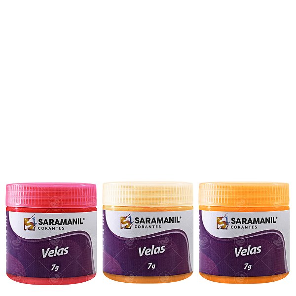 Corante Saramanil Fluorescente para Vela Anilina Óleo 7g