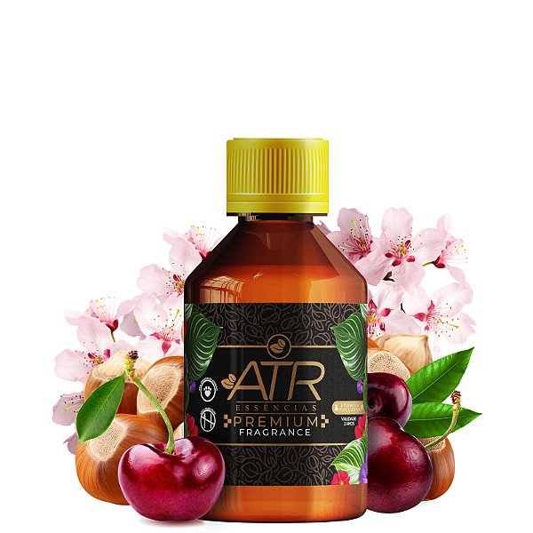 Essência Premium Cereja e Avelã Linha Universal Vollmens Sabonetes e Velas