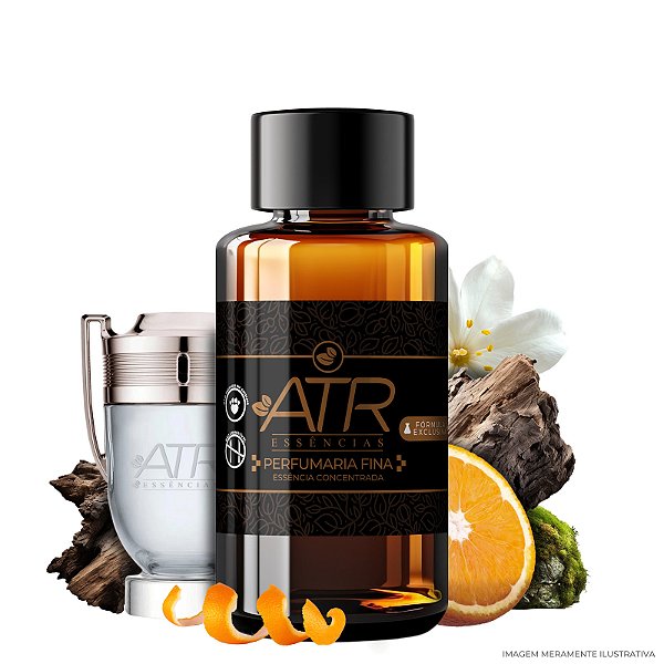 Essência Invictus Linha Vollmens Perfumaria Fina Concentrada Aromática para Perfumes 30g