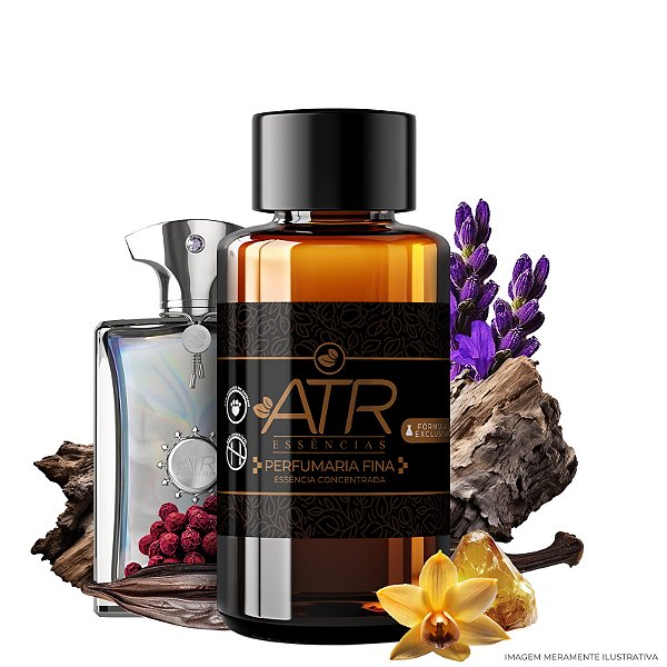 Essência Reflection 45 Man Linha Vollmens Perfumaria Fina Concentrada Aromática para Perfumes 30g