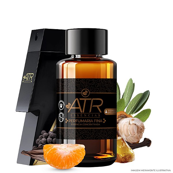 Essência Bad Boy Linha Vollmens Perfumaria Fina Concentrada Aromática para Perfumes 30g