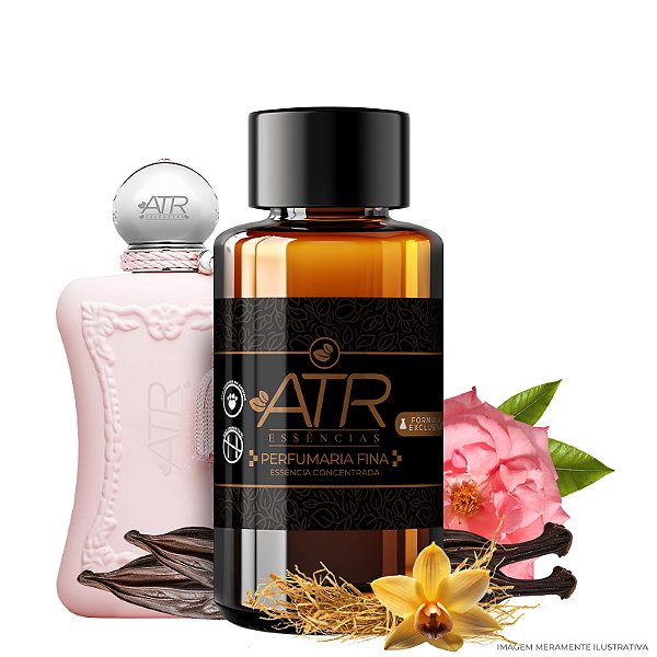 Essência Delina Linha Vollmens Perfumaria Fina Concentrada Aromática para Perfumes 30g