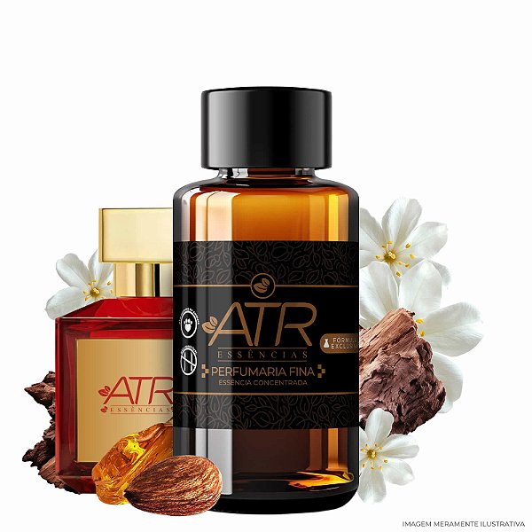 Essência Baccarat Rouge 540 Linha Vollmens Perfumaria Fina Concentrada Aromática para Perfumes 30g