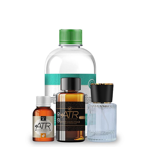 Kit Perfumaria Fina Vollmens Faça seu Perfume de Marca Famosa em Casa