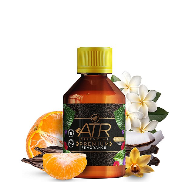 Essência Premium Black Vanilla Linha Universal Vollmens Sabonetes e Velas