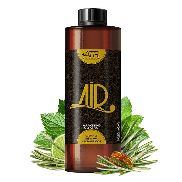 Essência Air Premium Vollmens Alecrim L. Soft Refil para Aromatizadores Elétricos Profissionais 200ml