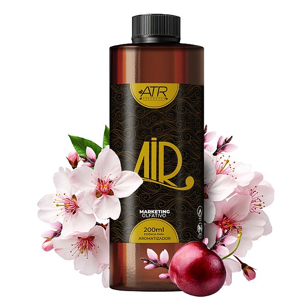 Essência Air Premium Vollmens Flor de Cerejeira Refil para Aromatizadores Elétricos Profissionais 200ml