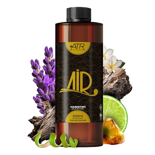Essência Air Premium Vollmens Madeira Nobre Refil para Aromatizadores Elétricos Profissionais 200ml