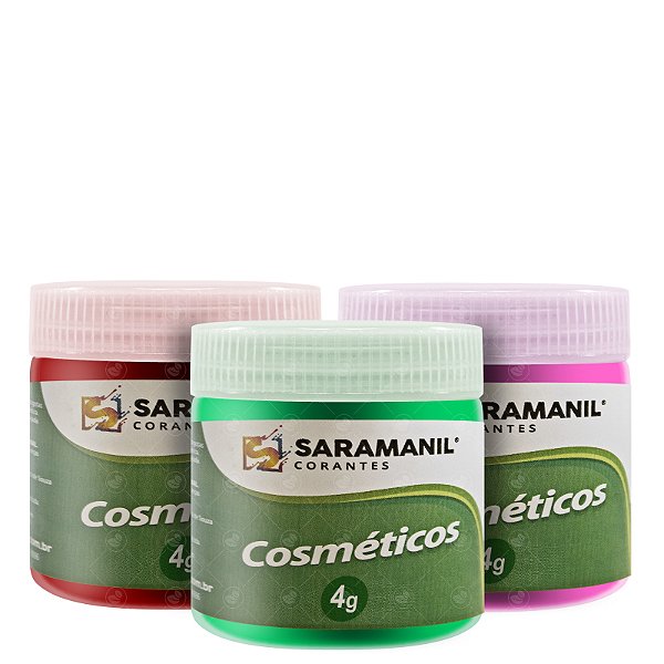 Mica em Pó Colorida Para Cosméticos e Sabonetes Saramanil