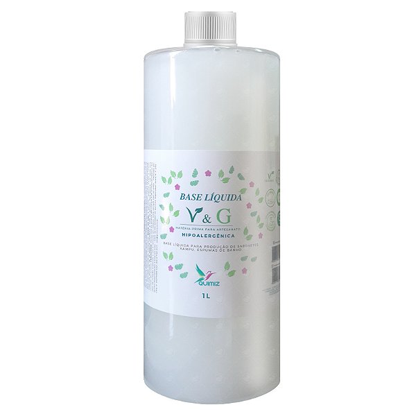 Base Líquida V e G Vegana Perolada para Sabonetes e Shampoos