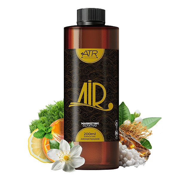 Essência Air Premium Vollmens Flor de Laranjeira e Cipreste Refil para Aromatizadores Elétricos Profissionais 200ml