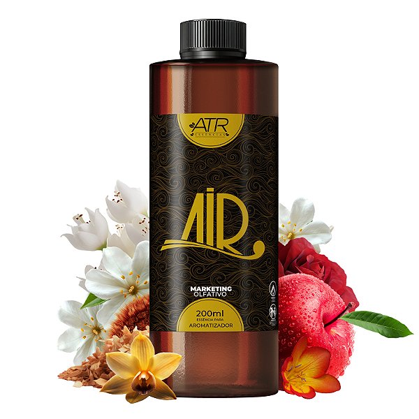 Essência Air Premium Vollmens Jasmim Branco Refil para Aromatizadores Elétricos Profissionais 200ml