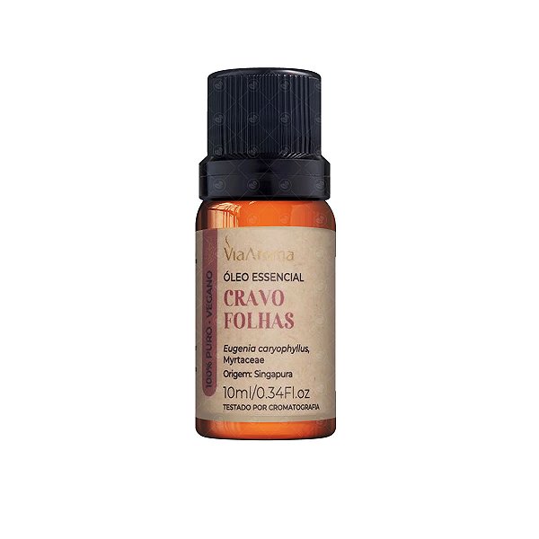 Óleo Essencial Cravo Folhas Via Aroma 10ml